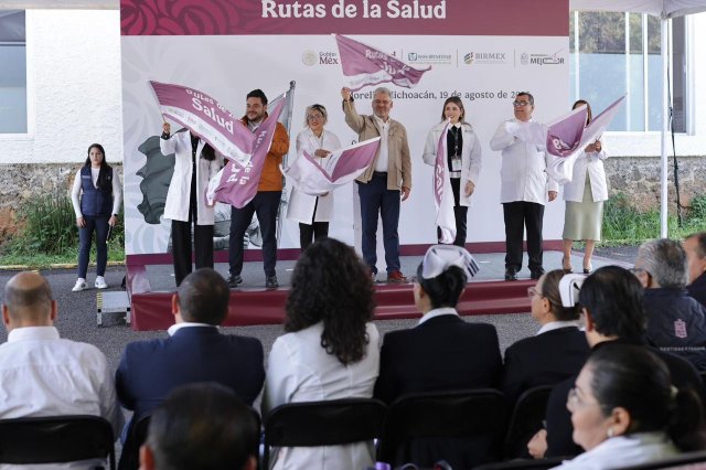 ⚠️ Comunicado ⚠️ Con Rutas de la Salud de Sheinbaum se mejora salud de michoacanos: Bedolla