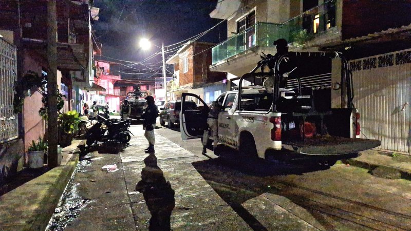 Reporte de agr3sión arm4da moviliza a policías y GN, en la colonia Vicente Guerrero 