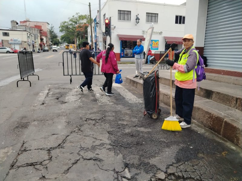 Gobierno de Morelia realiza operativo especial de limpieza, tras los festejos patrios