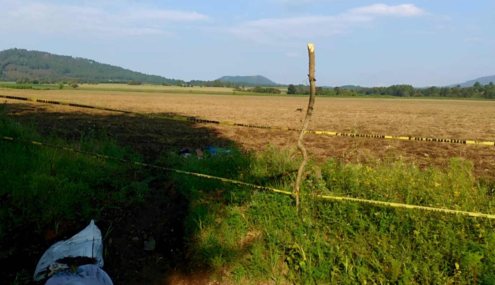 Hallan cadáver de un hombre joven en camino rural de Charapan