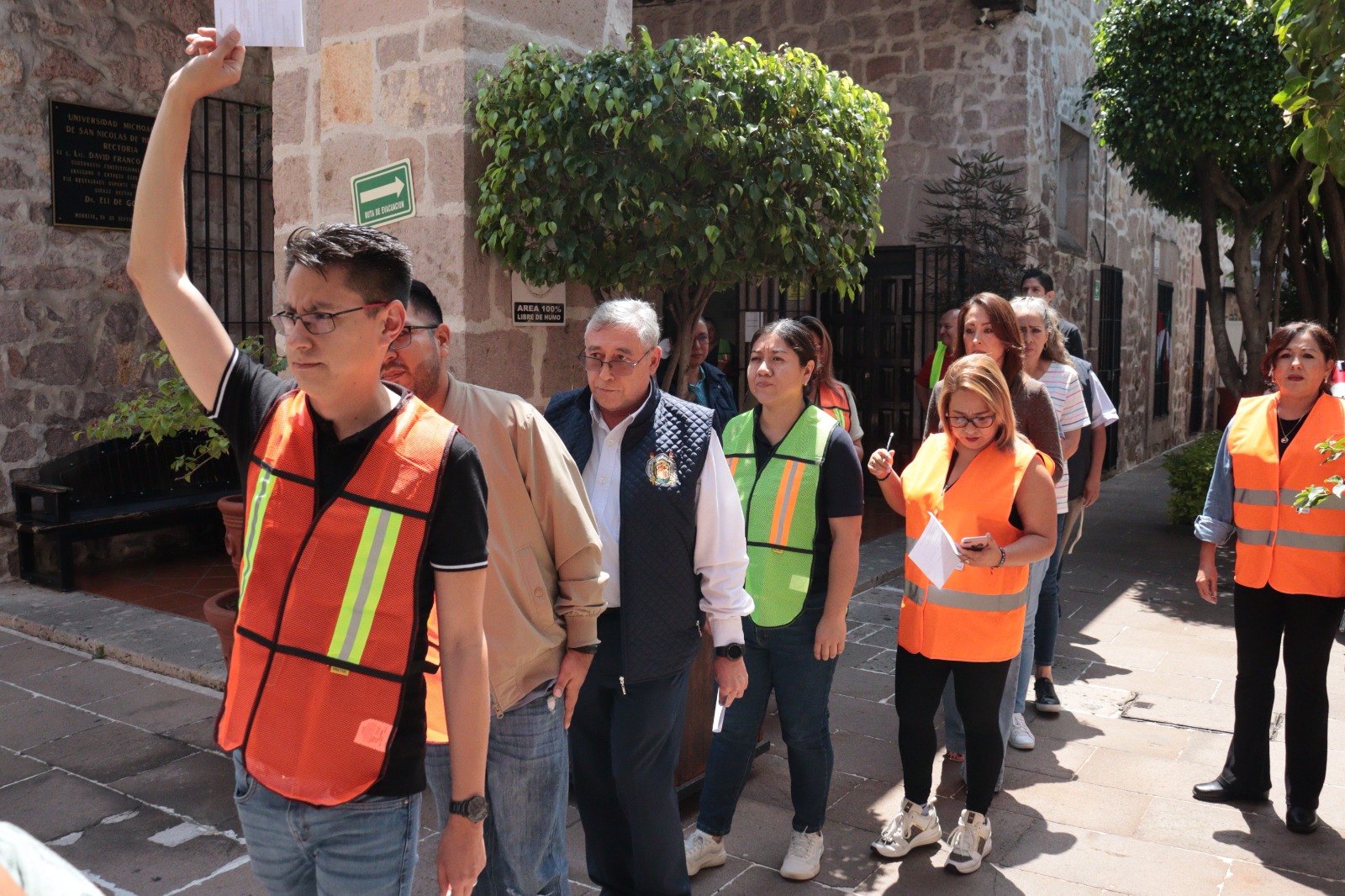 UMSNH apuesta a una cultura de la prevención; se suma al Simulacro Nacional 2025