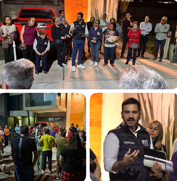 Yankel Benítez se reúne con vecinos de Hacienda del Valle