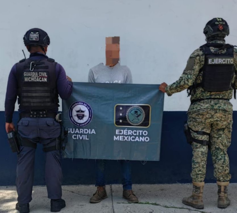 En Operación Apatzingán, SSP y Defensa detienen a uno con arm4 larga