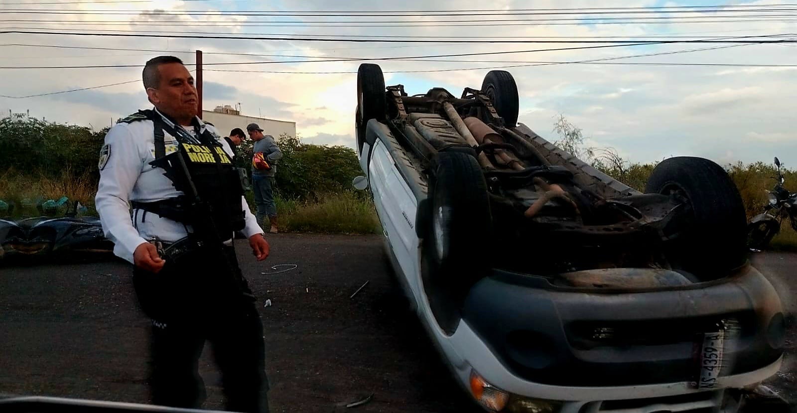Se registra ch0que v0lcadura en la Salida a Quiroga