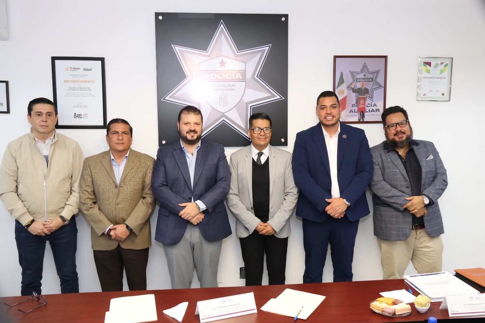 Presentan avances financieros y de capacitación en la Policía Auxiliar