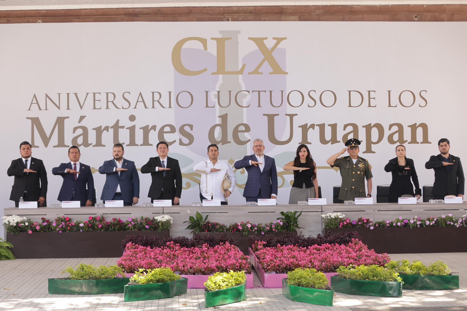 Honra Bedolla memoria de los Mártires de Uruapan a 160 años de su muerte