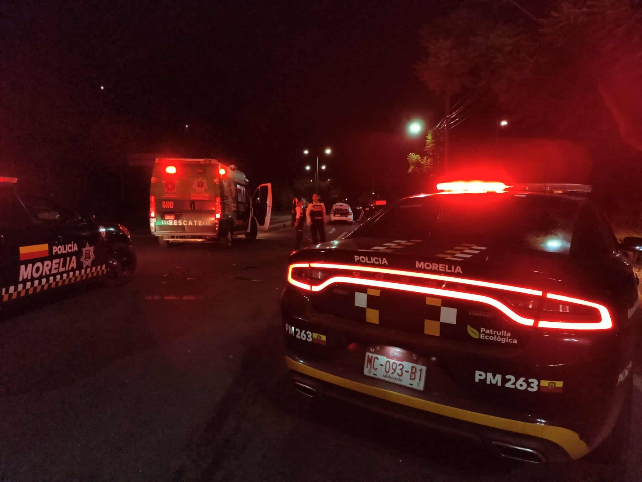 Fallece motorista en choque contra auto sobre el Libramiento Sur de Morelia