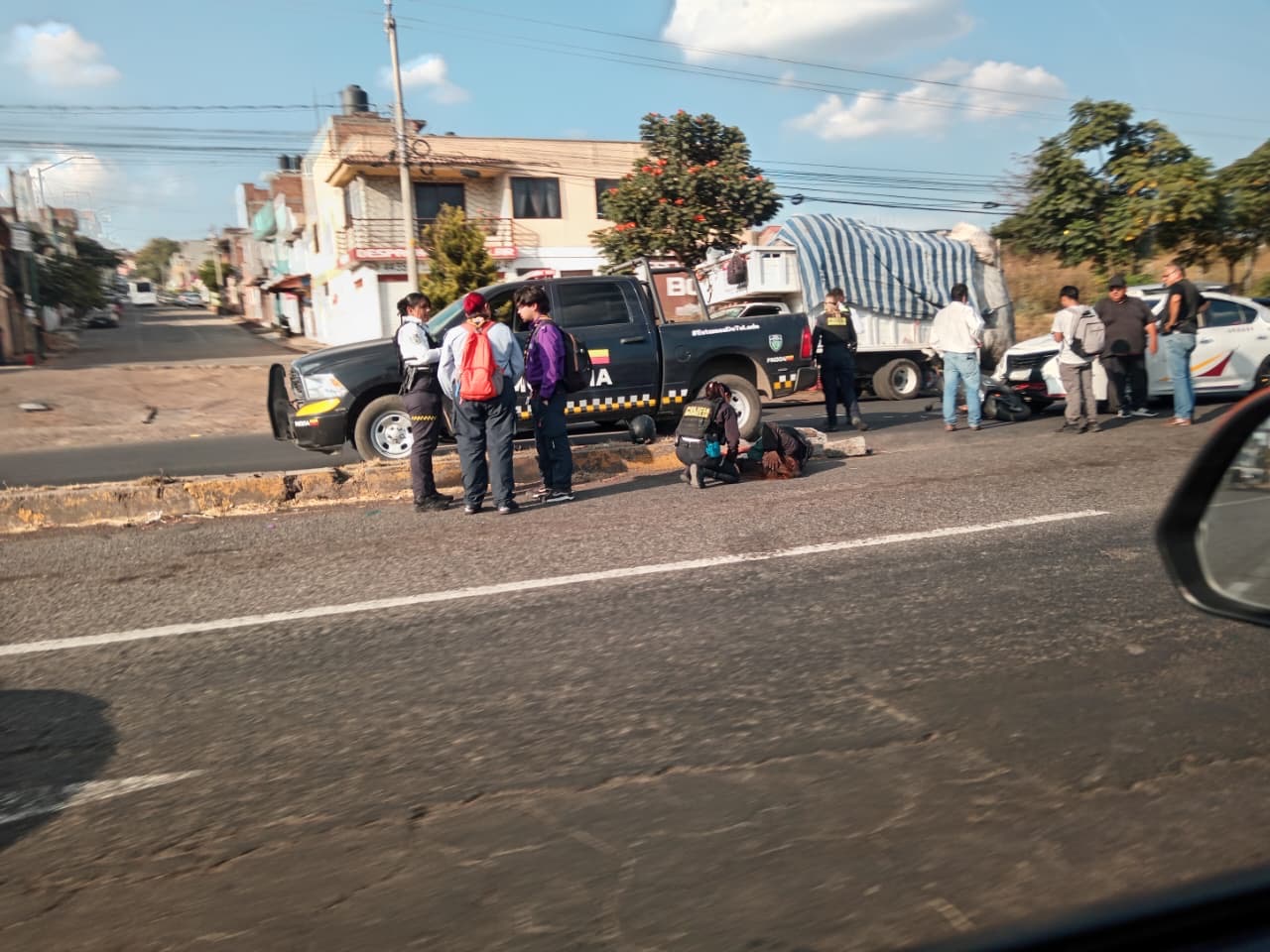 Tres lesionados en igual número de accidentes, en Morelia