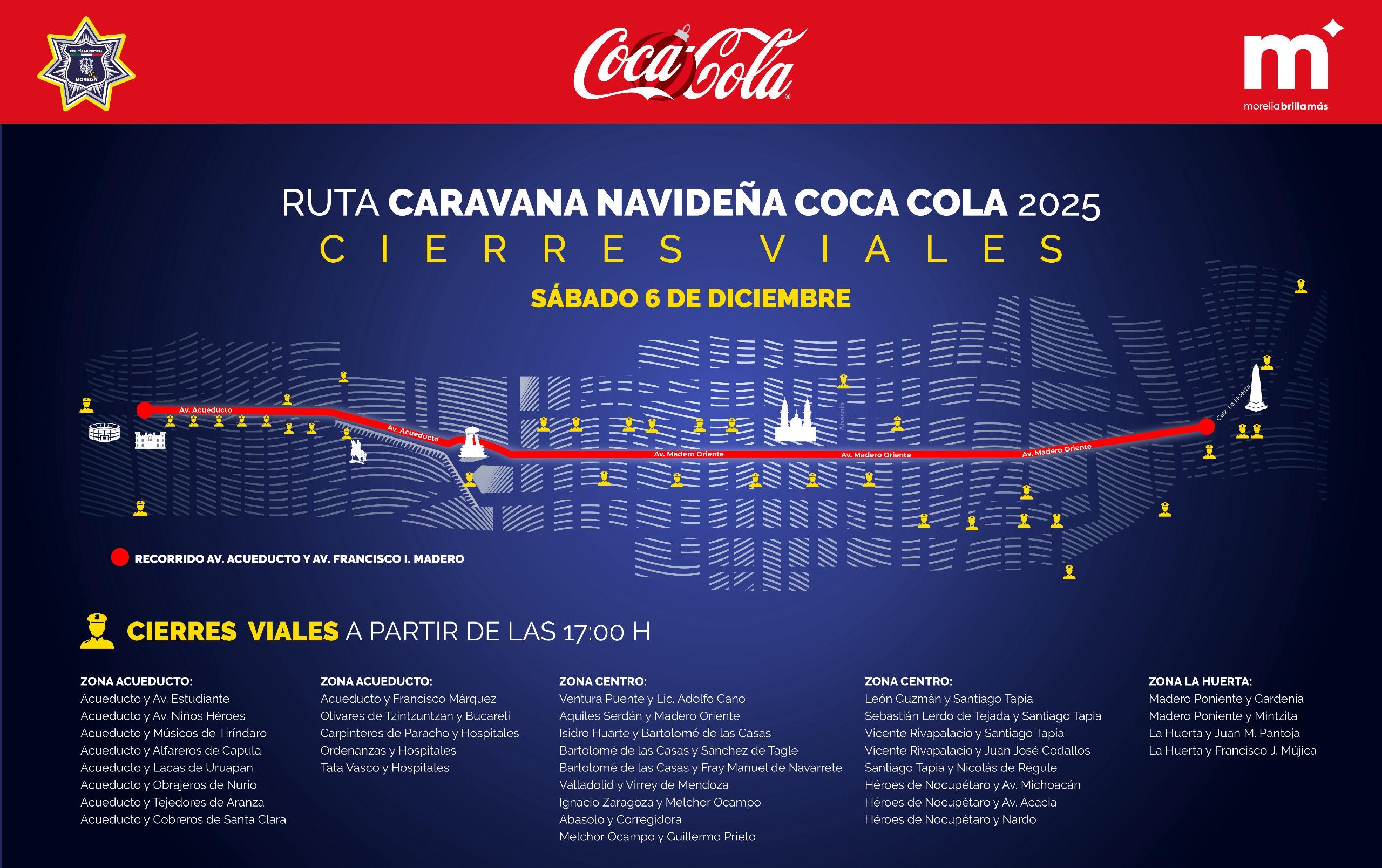 Morelia lista para recibir la Caravana Coca-Cola