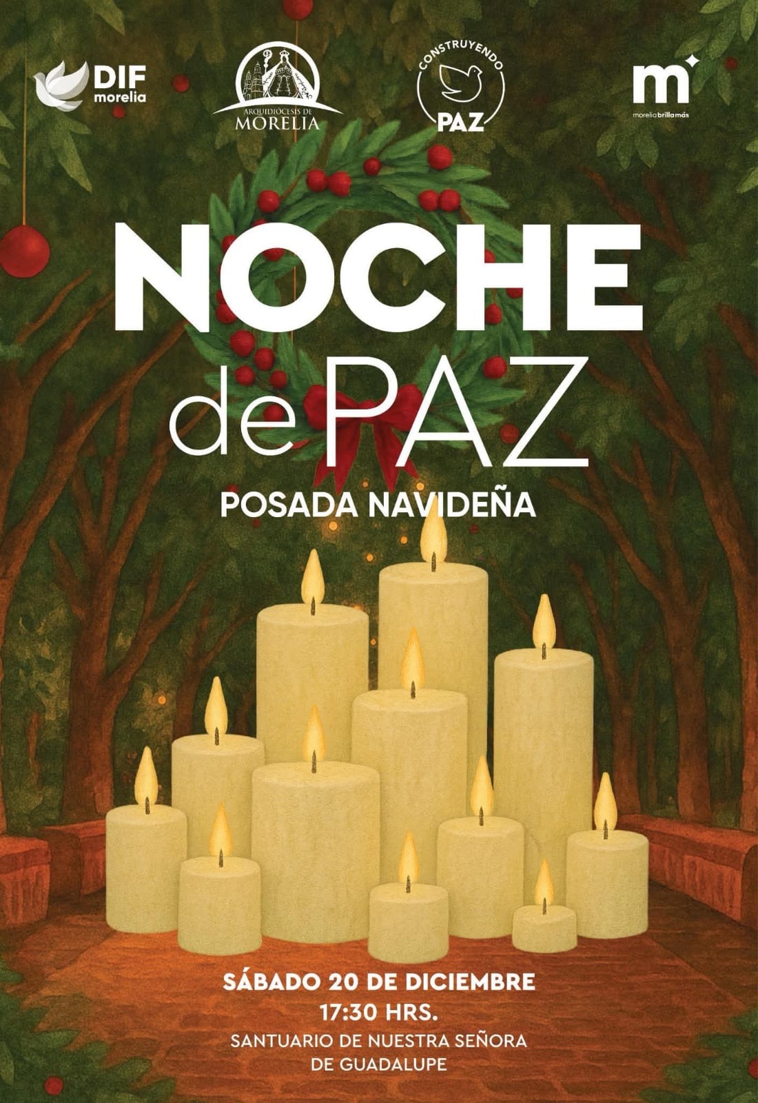 Morelia se prepara para vivir la Cuarta Magno Posada Navideña “Noche de Paz”