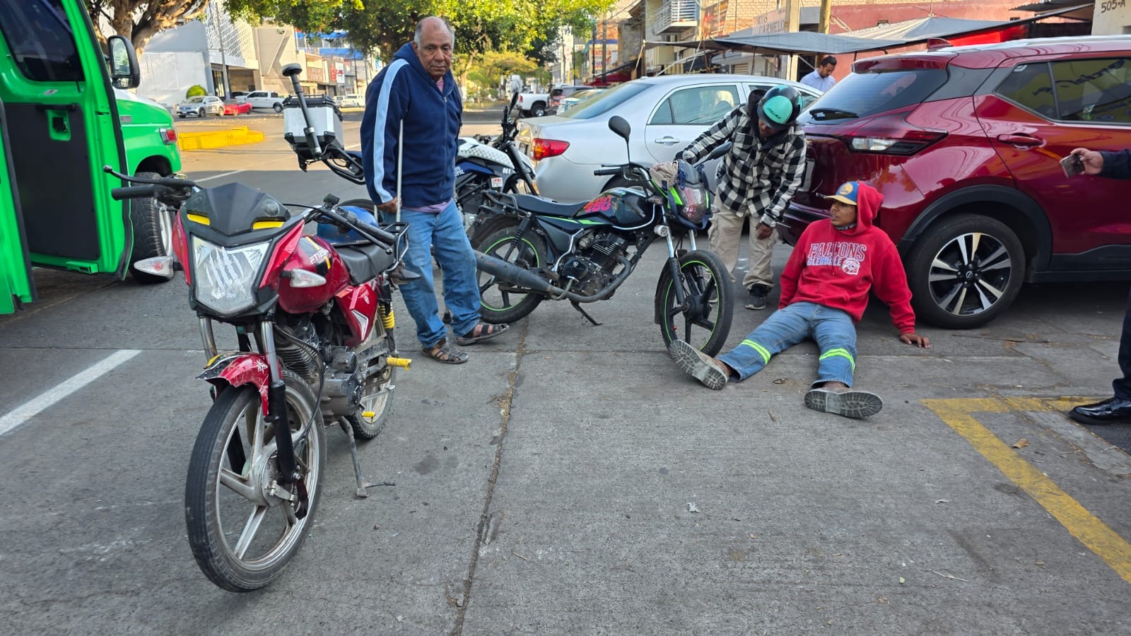 Motociclista resulta lesionado tras choque en Zamora