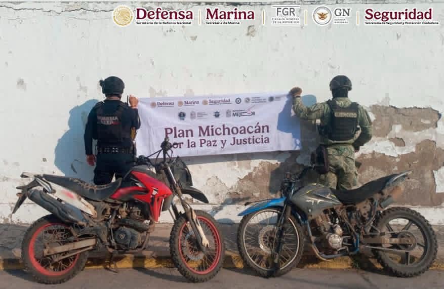 EN MICHOACÁN, DETIENEN A 28 PERSONAS Y ASEGURAN ARTEFACTOS EXPLOSIVOS IMPROVISADOS